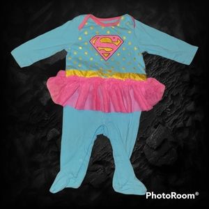 Girls super girl onesie